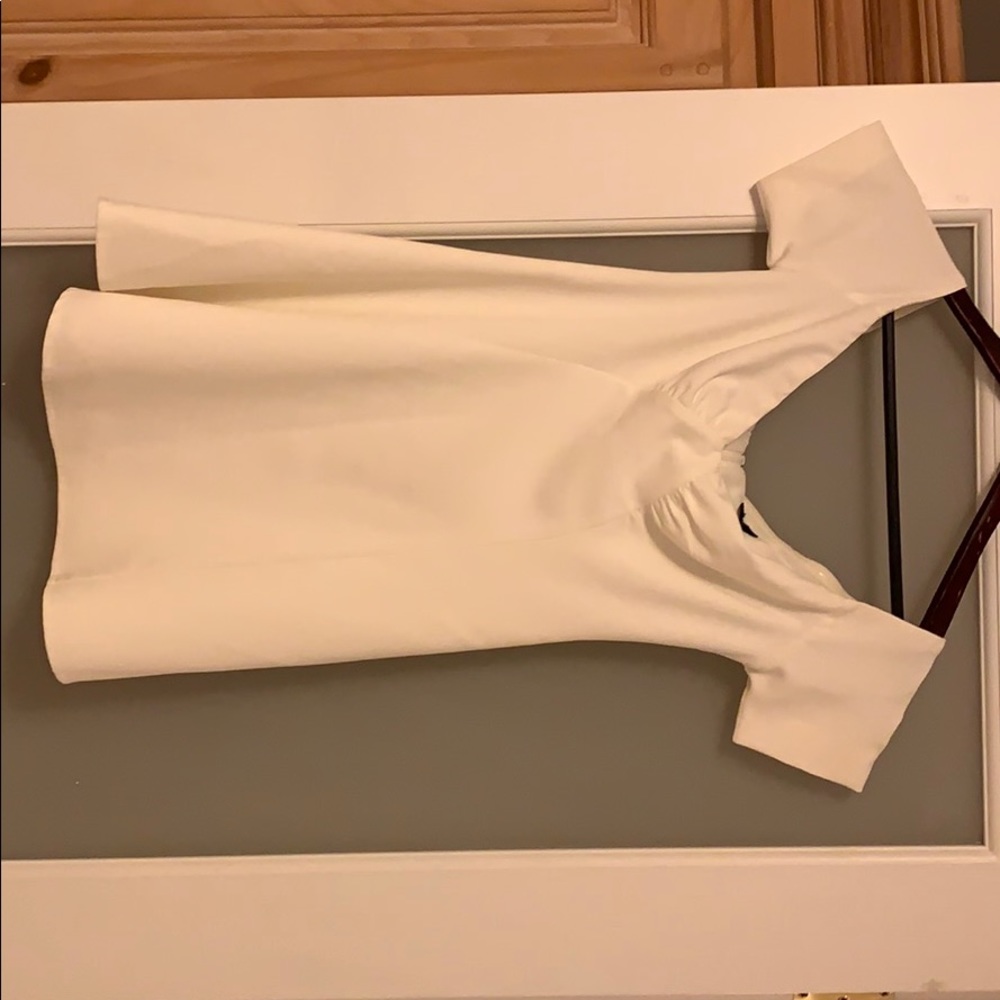 White off the shoulder dress